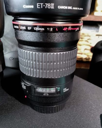 Canon ef 135mm F2 & Canon ef 85mm f1/2 lenses