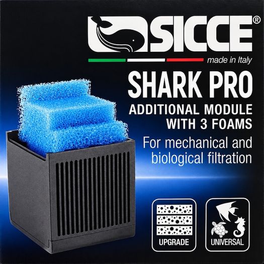 SICCE Shark PRO Additional Filter Module with 3 Foams