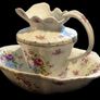 Antique Victorian Ceramic Wash Jug & Basin Set Image 6