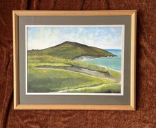 Beautiful Irish Coastal Scene Painting