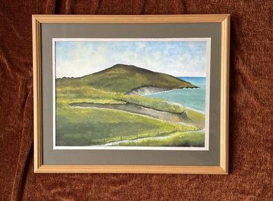 Beautiful Irish Coastal Scene Painting