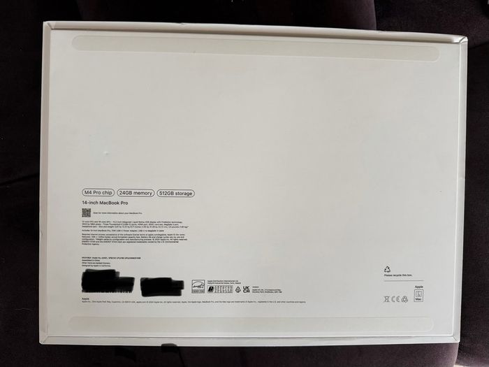 MacBook Pro 14-inch 24/512GB (M4 Pro 2025 IRISH STOCK) 1 year Apple Warranty remaining
