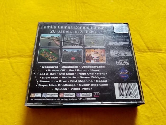 20 Family games Compendium PlayStation 1 Ps1 PlayStation 2 ps2 games Original