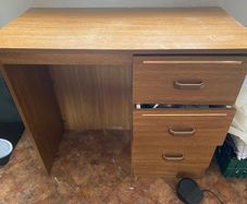 Study desk and swivel chair