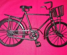 Vintage Handmade Metal Bicycle