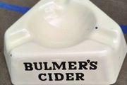 Vintage Bulmers Cider Enamel Ashtray