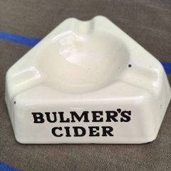 Vintage Bulmers Cider Enamel Ashtray
