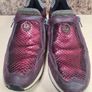 womens BUGATTI trainers metallic snakeskin purple pink zip up Size UK 5 EU 38 Image 3