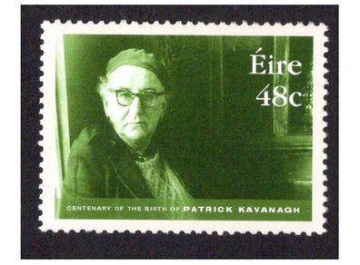 2004 Ireland Birth Centenary of Patrick Kavanagh Stamp Mint Never Hinged (MNH)