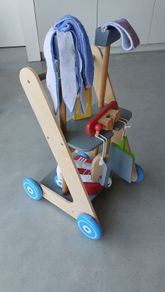 Push along toy cleaning trolley