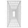 Gabion Wall with Cover Galvanised Steel 600x50x100 cm Image 4