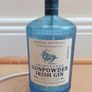 Drumshanbo Gunpowder Irish Gin bottle desk lamp with brass fittings and LED bulb   height 26cm Image 2