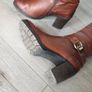 Moda In Pelle Leather Knee High Boots Size Uk 3 ( Eu 35) Image 4