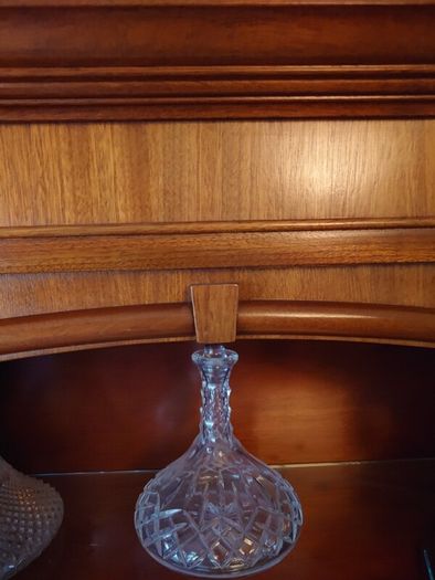 Rossmore solid mahogany breakfront cabinet