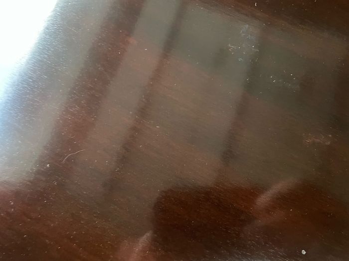Antique mahogany games table