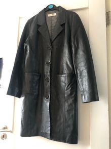 Leather coat