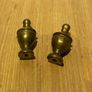 Antique Pair of Brass Urn / Clock Finials Image 5