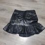black leather look scrunched mini skirt from boohoo Image 3