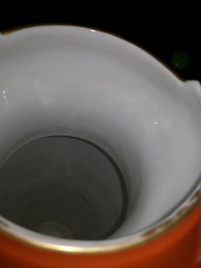 Exceptionally nice large vase with 2 Art Noveau heads