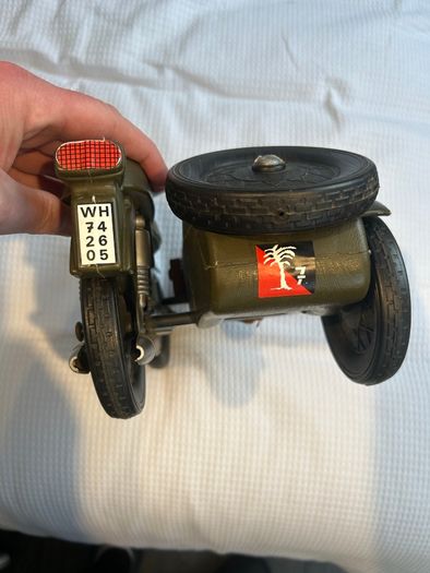 Action man side car bike