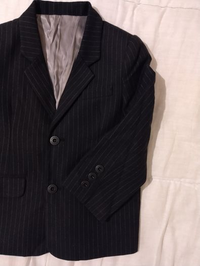Marks & Spencer Autograph Pinstripe Smart Blazer Suit Jacket, Kids