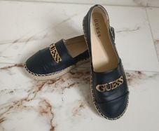 Designer Guess espadrilles loafers slip on flats shoes UK 5.5-6 as new