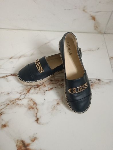 Designer Guess espadrilles loafers slip on flats shoes UK 5.5-6 as new