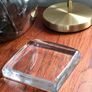 Glass vintage handmade paper weight, candle stand Image 6