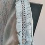RIVER ISLAND powder blue boho blouse Sz 16 Image 4