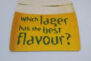 Carlsberg : Which Lager Has The Best Flavour - Beer Mat/Coaster