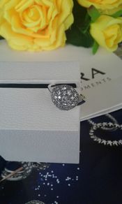 Brand new genuine Pandora sterling silver cosmic stars ring