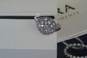 Brand new genuine Pandora sterling silver cosmic stars ring