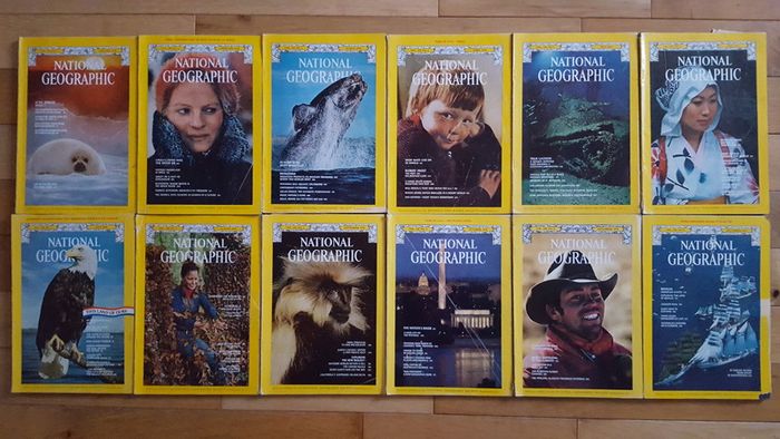 National Geographic magazines x 400 from early 20th century to 2009