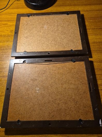 2 Crochet Country House Pictures in Frames