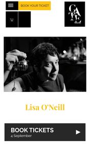 Lisa O'Neill Front Row Ticket Gate Theatre -SOLD OUT!