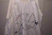 M&amp;S sleeveless frilled top