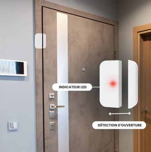 Daewoo AM301 Alarm System with Touch Screen, Motion Sensor for Animals, Door Contacts and Remote Controls, Remote Control in All Safety