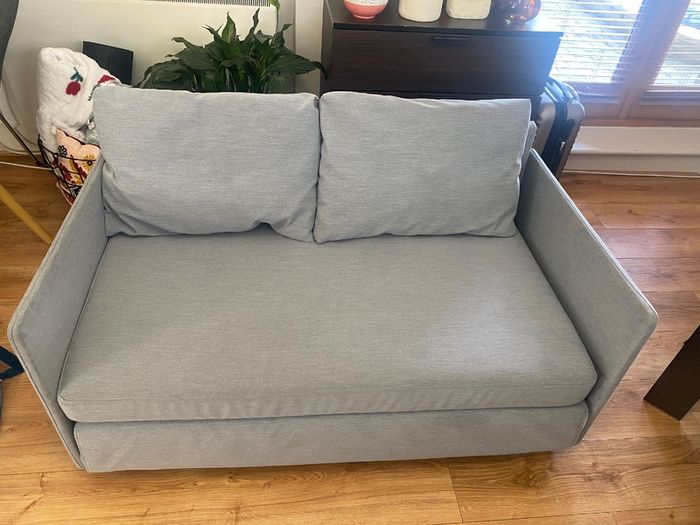 IKEA  2 Seater Sofa Bed  Light Grey