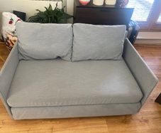 IKEA  2 Seater Sofa Bed  Light Grey