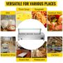 Buffet Food Warmer Stainless Steel 3-6 Pans with Glass Shield Commercial Countertop Bain Marie Electric Steamer Cooker Image 10