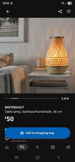 Pair of bedside lamps