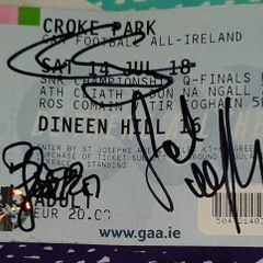 All Ireland Qfinal Hill 16 signed ticket