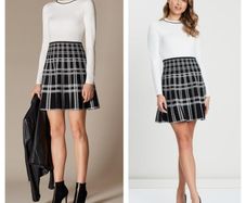 Karen Millen Knit Skater Dress,  Size Large