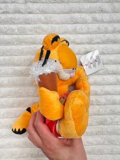 Garfield Cat Beach Red Shorts Ice Cream approx. 22 cm. Used Please see photos