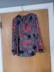 Ralph  Lauren  Blouse.  S. S- 10-12.
