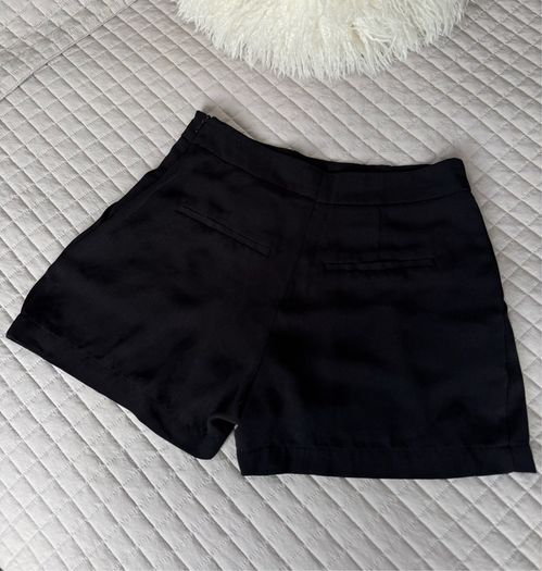 Zara Black Tailored High Waisted Shorts XS