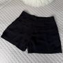 Zara Black Tailored High Waisted Shorts XS Image 3