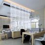 12Pc/set White Room Divider Screens, Wood-Plastic Hanging Screen Panel,Folding Privacy Room Divider Panels,DIY Home Partition Decor 29x29cm (MULTIPLE DESIGNS) Image 7