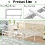 Double Bed Frame 4ft6 with Headboard and Footboard Image 7