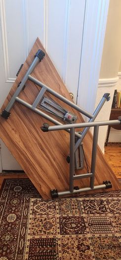 Folding work desk